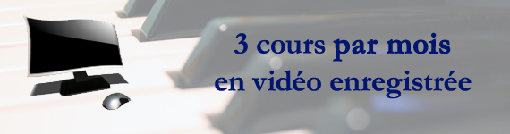 3 cours par vidéo enregistrée